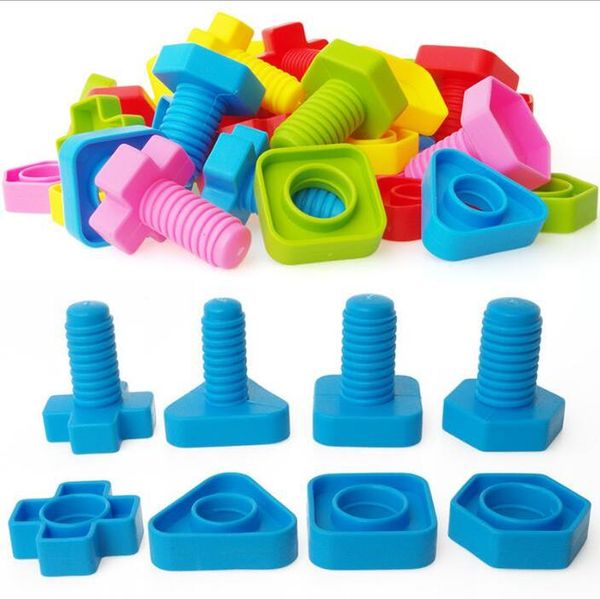 

11 шт. образование изысканные игрушки смешанная форма мудрый притворяться головоломки смарт яйца пластиковые винты 3d учебные головоломки де