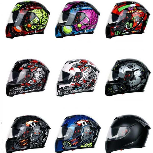 

motorcycle winter double lens off-road helmets full face helmet riding helmet moto motocross motorcycle scooter1