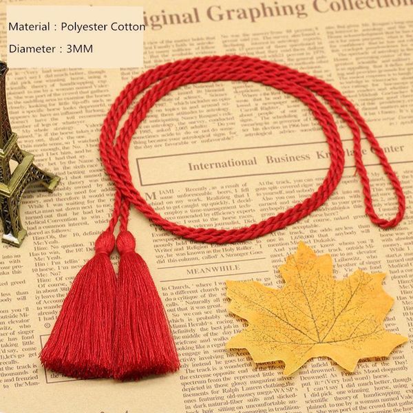 

5pcs polyester cotton two head rope tape tassels home textile curtain clothing pendant craft tassels diy clothing decoration h jllssf