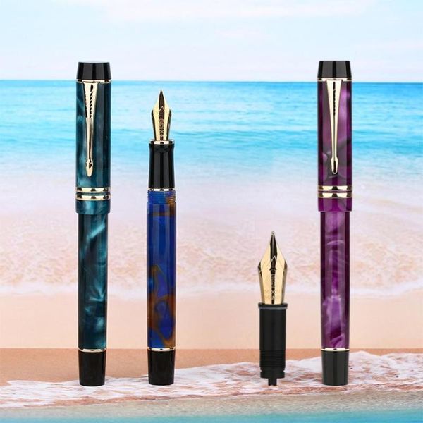 

1pc moonman m600s checkerboard fountain pen germany fexibl 0.5mm office excellent schmidt nib fine gift writing fashion pen d5q91
