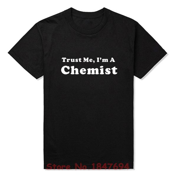 

sport new summer style trust me i'm a chemist t-shirt funny chemistry science t shirt men casual short sleeve tees