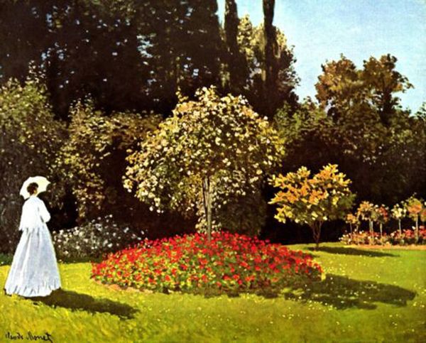 

woman in the garden by claude monet home decoration handcrafts /hd print oil painting on canvas wall art canvas large pictures 201108