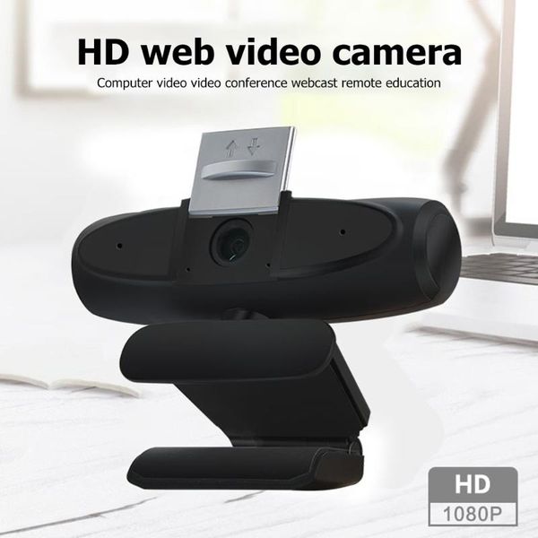 

b5 2mp 1080p usb webcam computer pc webcam with microphone live broadcast video work calling camera manual focus