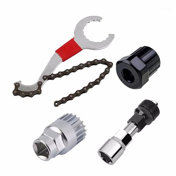 

bicycle repair tool kit multifunctional portable bottom bracket wrench cassette heel bottom bracket bike chain remover #g21