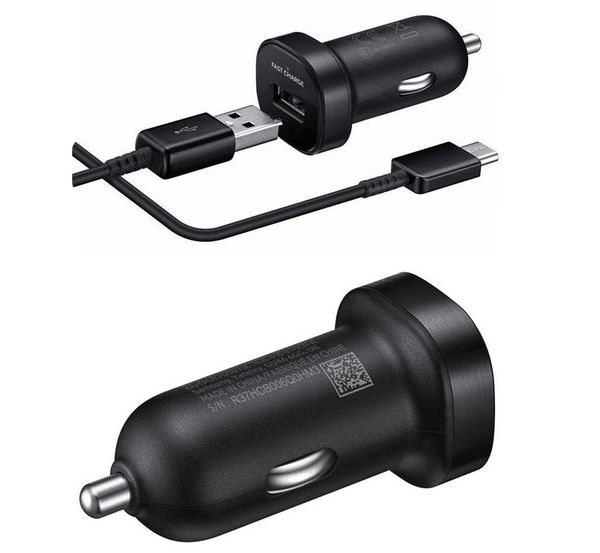 

car charger qc 3.0 mini s8 car charger 5v 9v 2a fast charging adapter ep-ln930 quick car charger for samsung galaxy s8 7 6 1.2m type c cable
