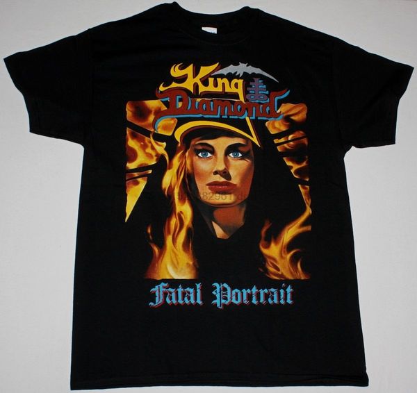 

king diamond fatal portrait black t shirt mercyful fate judas priest heavy metal tee shirt wholesale tee sport hooded sweatshirt hoodie