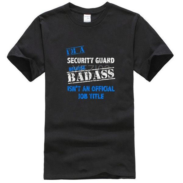 

i'm a security guard badass official job title funny occupation worn look t shirt sport hooded sweatshirt hoodie