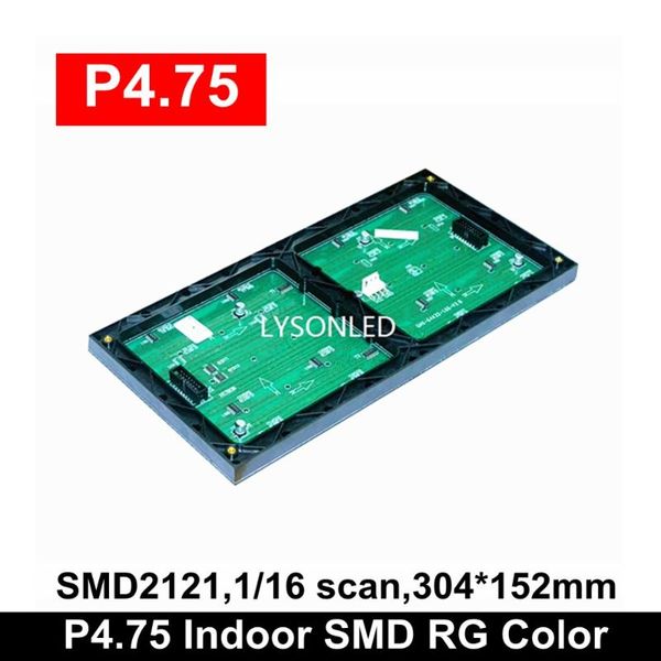 

p4.75 indoor 2-in-1 two color led module 304x152mm replace f3.75 rg dot matrix led module, message sign bard panel