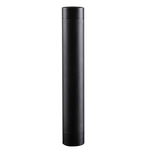 Ultime alluminio Black Metal Portable secco Herb Tabacco preroll bocchino Cigar Smoking immagazzinaggio contenitore di tubo di caso Stash Container DHL