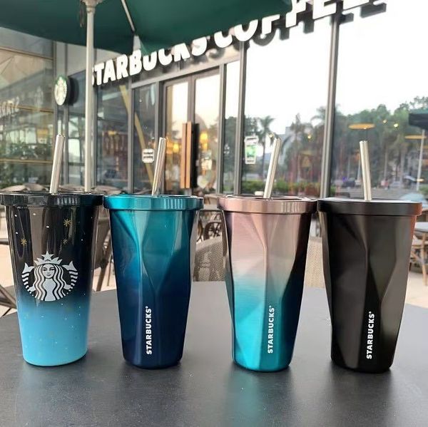 

2020 designer net red models factory direct sales new 304 vacuum stainless steel straw vacuum flask can be customized wholesale