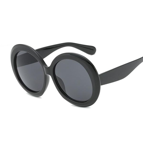

big oversized retro women glasses round oval sun gradient for luxury female frame sunglasses mirror gafas vintage fnlqd, White;black