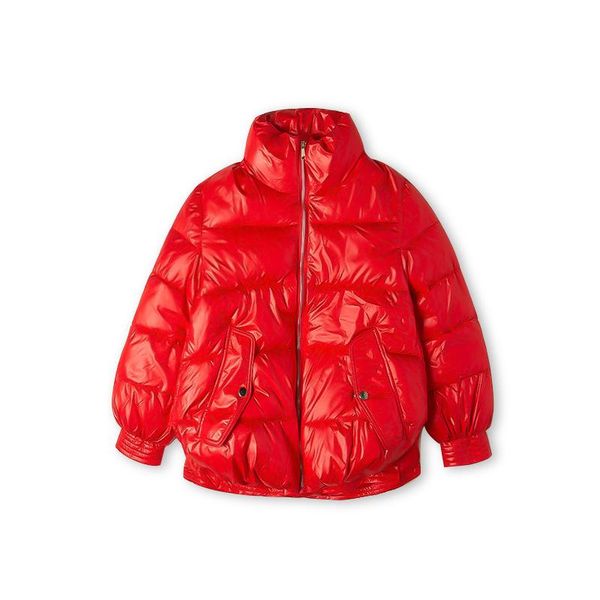 

women's down & parkas winter cotton parka coat 2021 women jackets ladies warm loose cotton-padded coats female plus size short overcoat, Black