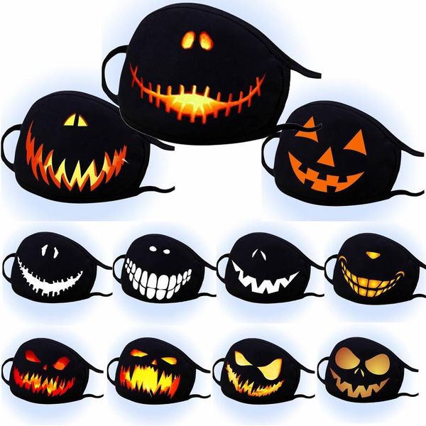 

designer halloween washable dustproof masks face shipping women ghost mask print facemask men sunscreen haze black oxxgh