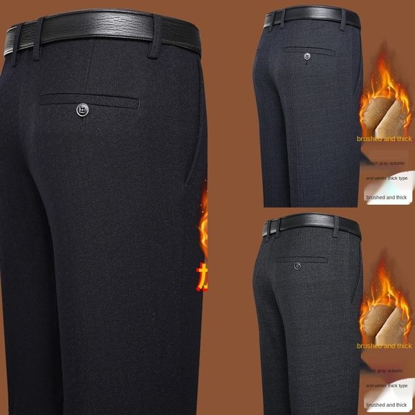 

hggha mid aged mulberry silk with casual pants trousers cashmere casual autumn and winterbusiness in f with high waist and loose pants fittr, Blue