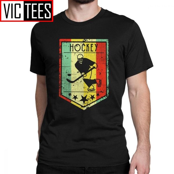 

vintage ice hockey goalie sports sticks puck short sleeves round neck clothes normal sport hooded sweatshirt hoodie men t shirt