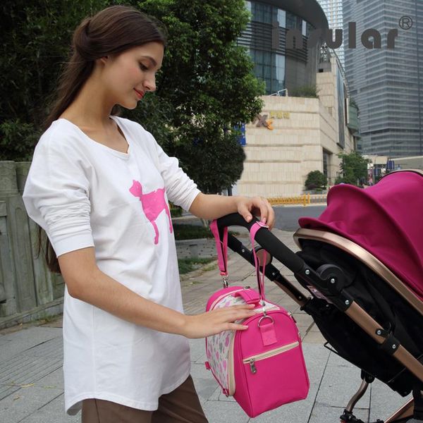 

baby cartoon diaper insular wholsale printing bag waterproof nylon baby stroller bags mommy bag support drop ship vuwq1 qynf