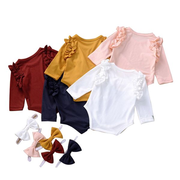 

newborn baby rompers kids girls lace long sleeve onesies infant romper toddler baby clothes kids casual outfits vêtement bébé 061105, Blue