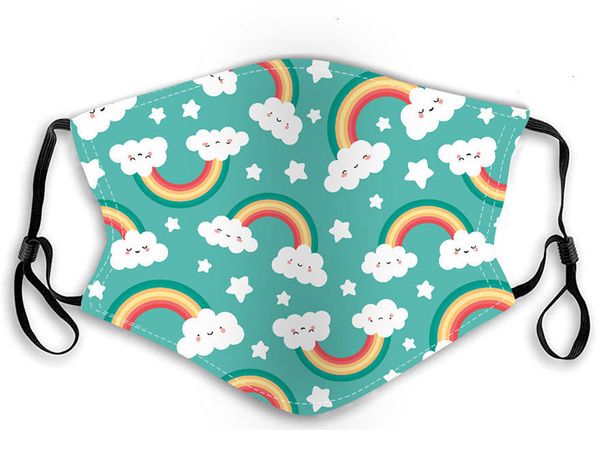 

dhl designer fashion kids face masks children's cartoon mask anti-fog haze dust-proof protection washable hanging ear facemask 6 n7n2e