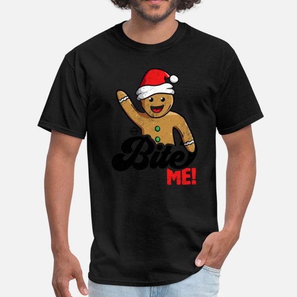 

bite me funny gingerbread man christmas cookie t shirt cute kawaii sportswear tracksuit hoodie sweatshirt