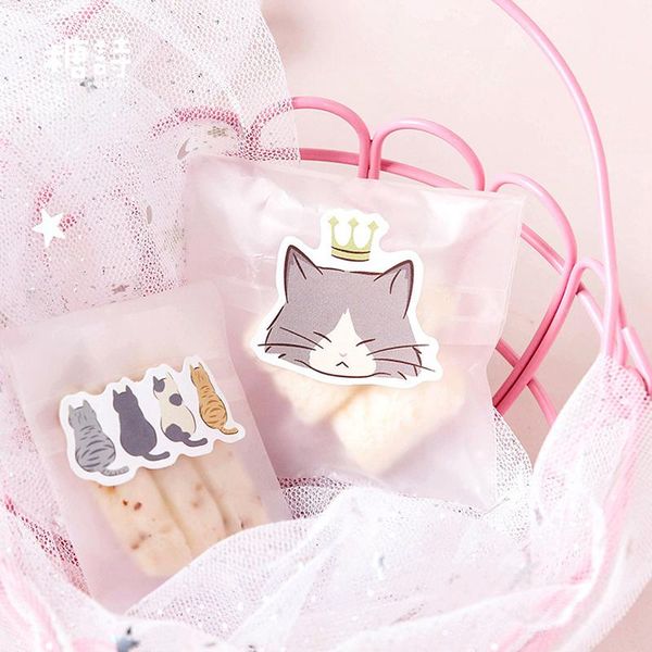 

45 pcs lot creative cute lovers cat mini paper sticker decoration diy ablum diary scrapbooking label sticker kawaii stationery bbynxi
