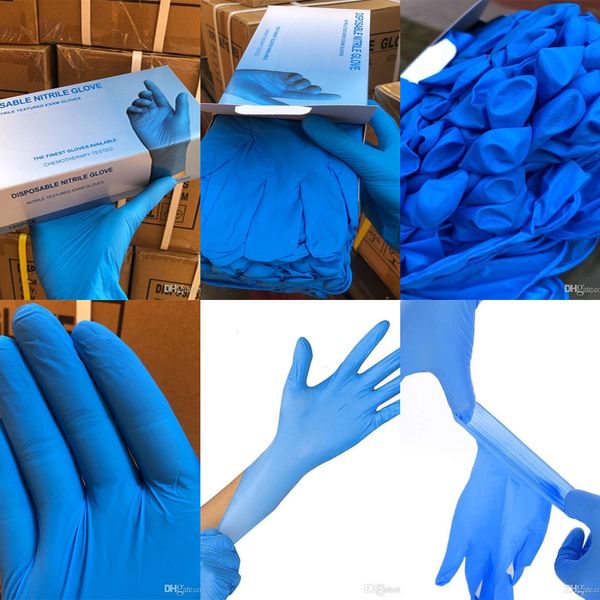 

disposable food/rubber/garden cleanin home latex nitrile gloves universal for left and right handoutletmh2l