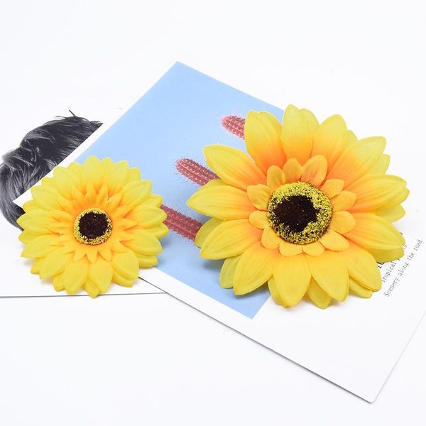 

2 5 10 big silk sunflower decorative flowers wreaths christmas decorations for home diy gifts box artificial plants wmtsxj comb2010