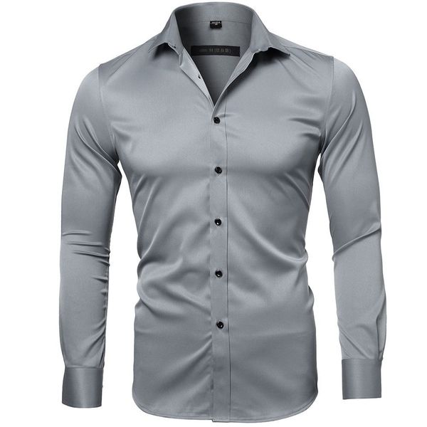 

new men long sleeve dress shirts black white burgundy purple slim soft business blouse men 017 1022, White;black