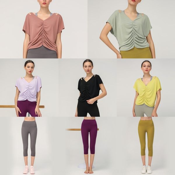 

epk32 2020 spring new sports exercise fitness yoga two suit women's quick drying capris exercise suit fitnessfitness pieces 0f3va, Gray