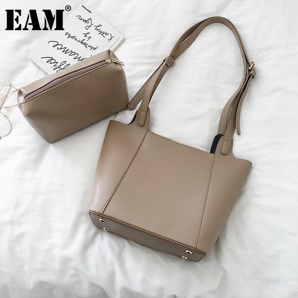 

cross body [eam] women composite bag tote brief pu leather personality all-match crossbody shoulder fashion tide 2021 18a1655