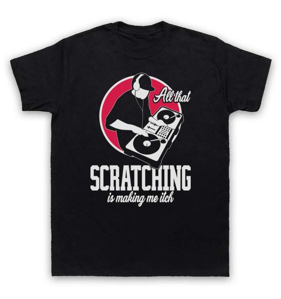

men's t-shirt cartoon fun t-shirt all that scratching is making me itch t shirt dj slogan sport hooded sweatshirt hoodie