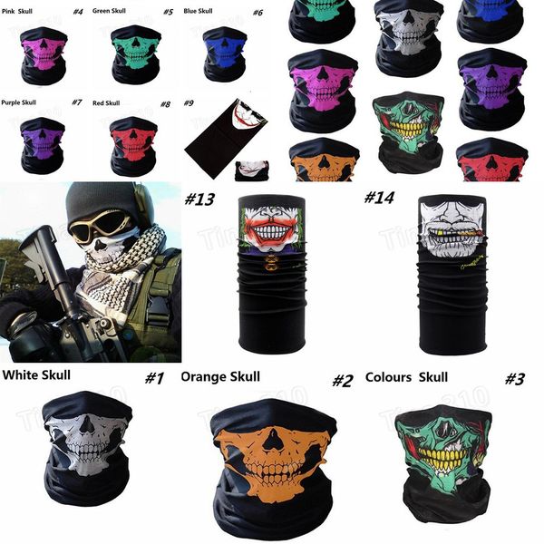 

supplies motorcycle bicycle outdoor sports neck cosplay skull mask full face head hood festive party masks c012 o39t#