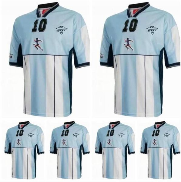 

2001 diego armando maradona retro homage soccer jersey camiseta argentina partido homenaje diego maradona vintage classic football shirt, Black;yellow