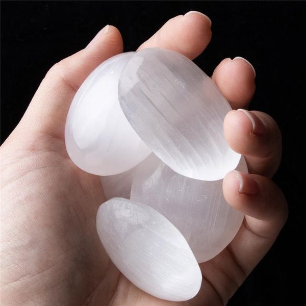 

1pcs natural mas stones mas natural selenite rock body health care stone quartz crystal natural en qylllm, Black