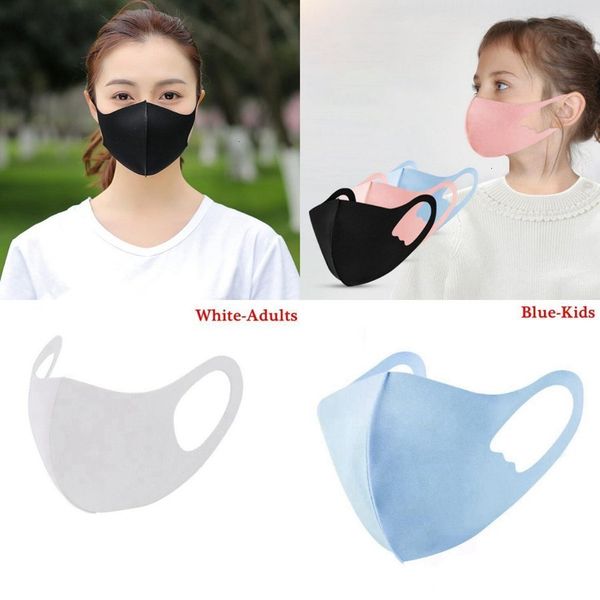

ice adults face mask anti kids dust silk mouth cover dustproof washable reusable outdoor sports masks 9000pcs ooa8077 odpc#