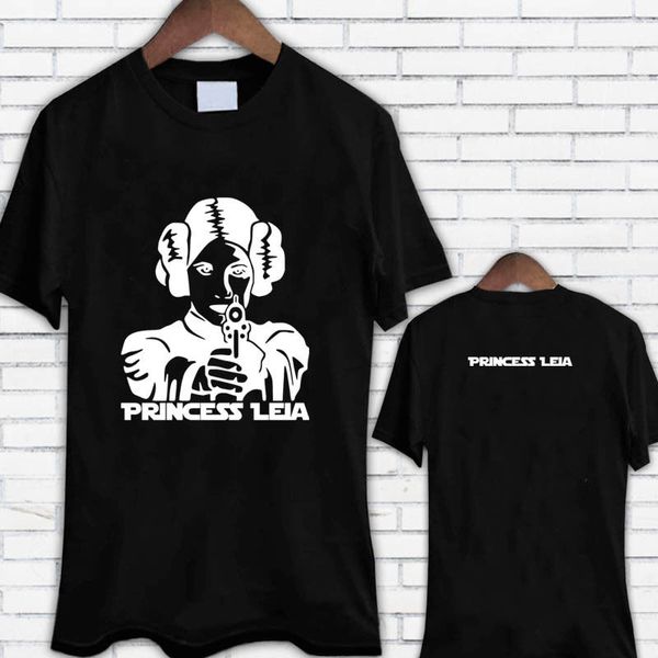 

2019 new summer style fashion t-shirt princess leia carrie fisher black tee shirt t-shirt sport hooded sweatshirt hoodie