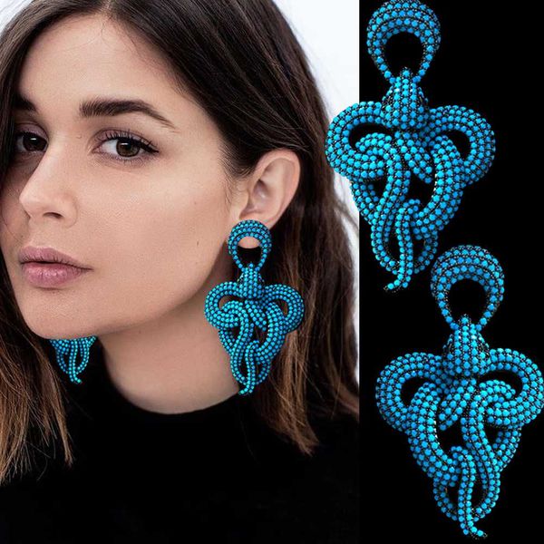 

siscathy new design luxury statement snake earrings for women charms cubic zircon wedding dubai bridal ear earrings 5 colors, Silver