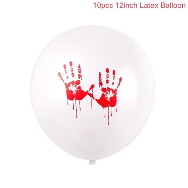 

fengrise 12 дюймов печатных латексных шаров хэллоуин foot руки кровь baloon halloween party украшение ballon партия событие поставка sqcvdg