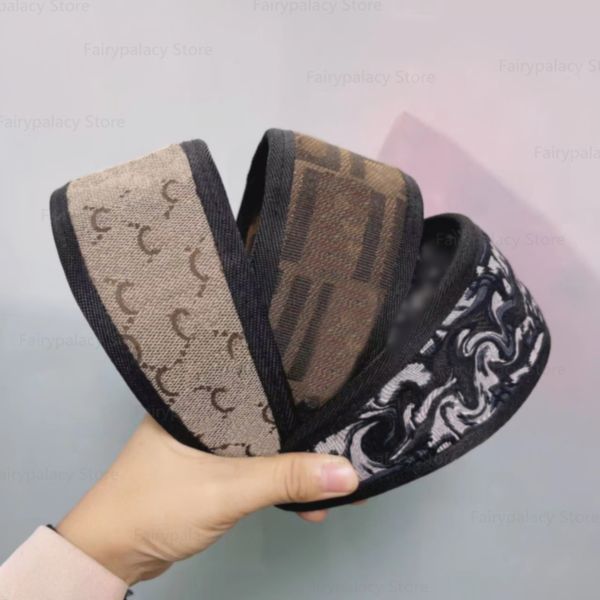 

designer luxury wide headbands hair bands for women girl elastic letter headband sports fitness headband head wrap jewelry, Silver