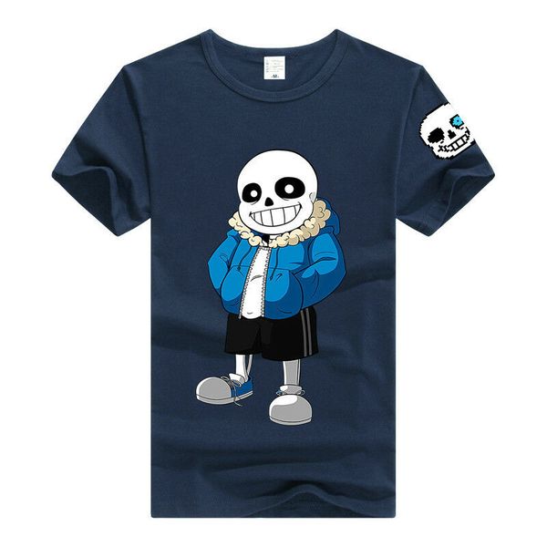 

game undertale sans cosplay costume short sleeve summer casual ops wholesale custom environtal printed tshir sweatshirt hoodie t shirt