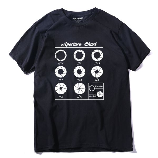 

qi0254a aperture chart print men t shirt casual short sleeve men tshirt o-neck summer men t-shirt tee shirt sport hooded sweatshirt hoodie