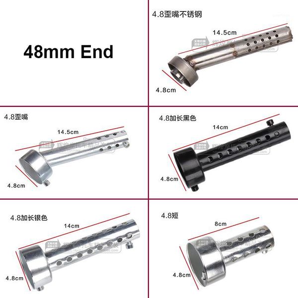 

outdiameter 35mm 42mm 45mm 48mm 60mm universal exhaust muffler adjustable db killer for motorcycle racing1