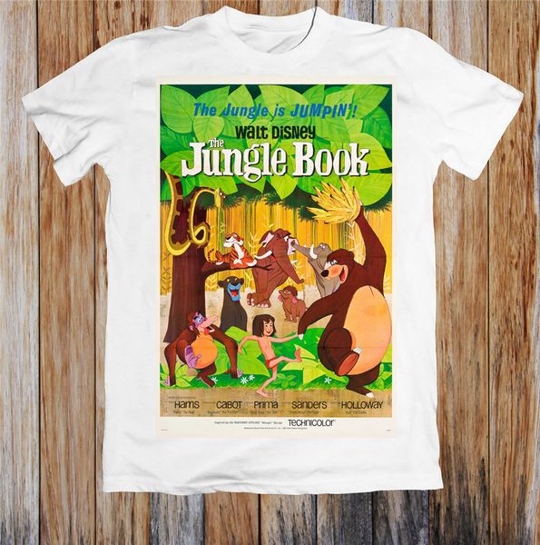 

the jungle book 60s movie poster t shirt casual printing tee shirt sport hooded sweatshirt hoodie