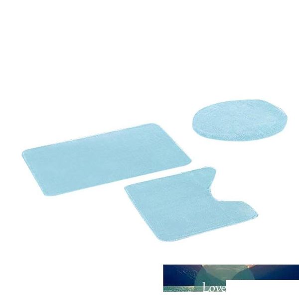 

3pcs bathroom bath mat set toilet rugs non-slip fish scale bath mat bathroom kitchen carpet doormats decor qylyzj wphome