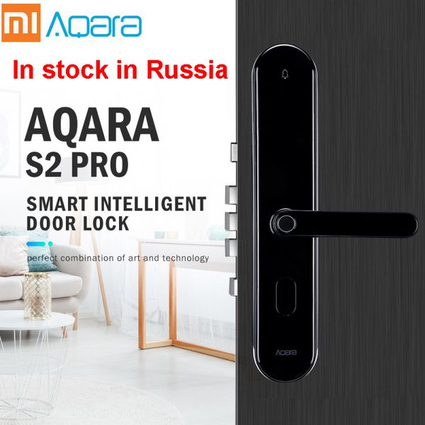 

Xiaomi Aqara S2 Pro Smart Intelligent Door Lock Password Fingerprint Key Unlock APP Real-Time Monitor Privacy Lock Home Device