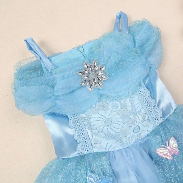 

snow and wonderland 2019 summer ice new children's suspender cinderella princs skirt girls' drs nk4m, Red;yellow