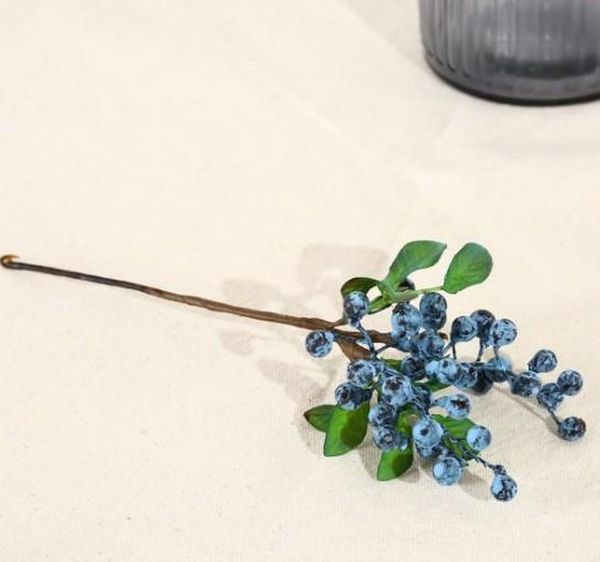 

bunch of artificial berry european high-end home living decor simulation fruit blueberry fruit wedding jllozs dh_garden