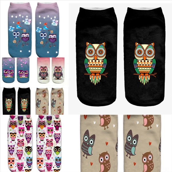 

ijvbr urgotnew cape sock mens winter socks wool owl animal print thick retro style warm wool socks men vintage classic, Black
