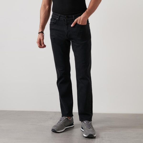 

men's jeans buratti high waist regular fit cotton men 's pants 7421 s168king, Blue