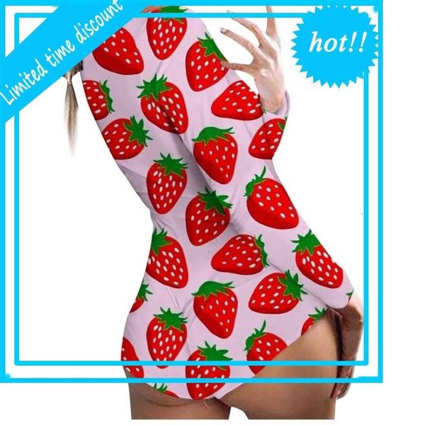 

women print long mouwen romper mouw nightdress jumpsuit bodysuit playsuit, Black;white