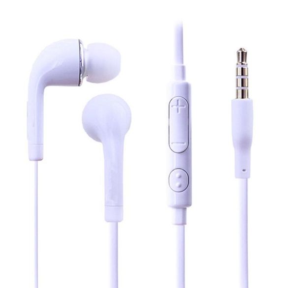 

j5 in-ear stereo earphone 3.5mm headphones headset with mic and remote for samsung galaxy s5 s4 note3 note 4 black white